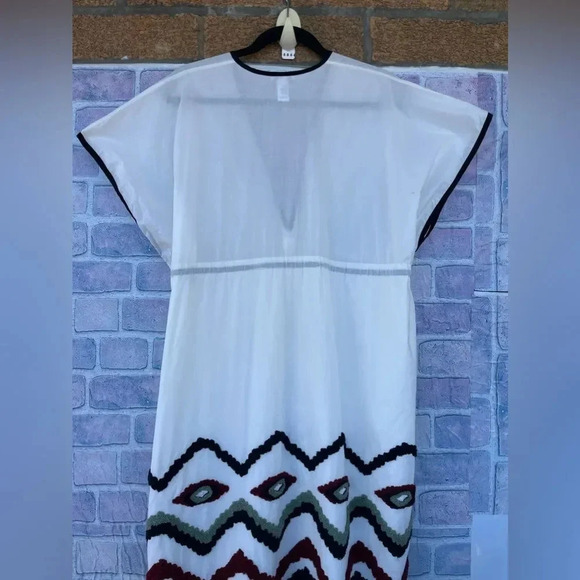 ERES Cigale Drawstring Embroidered Midi Dress s/m - Picture 9 of 16